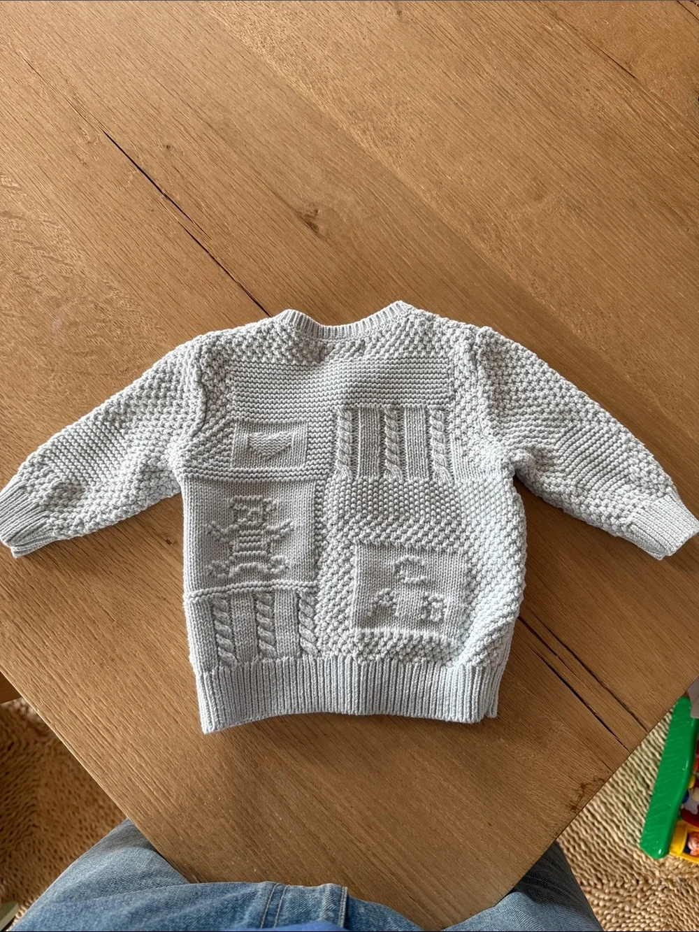 Ralph Lauren light blue Knit Baby Cardigan